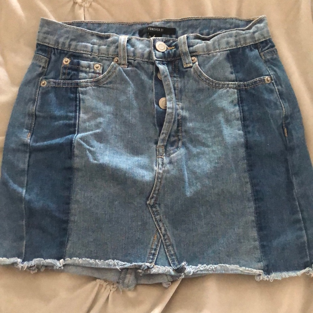 jean skirt